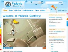 Tablet Screenshot of dentist-4-kids.com